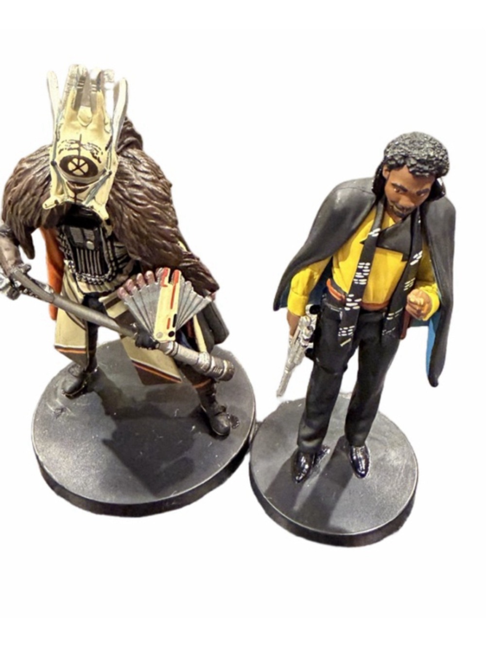 Star Wars Solo PVC Figures - Lando Calrissian & Enfys Nest Disney Set